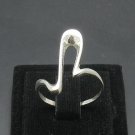 STYLISH STERLING SILVER RING SOLID 925 NEW SIZE H - V