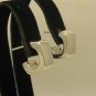 STYLISH STERLING SILVER EARRINGS 925 SOLID PLAIN NEW