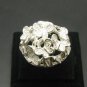 STERLING SILVER RING BUTTERFLY SOLID 925 SIZE H-T