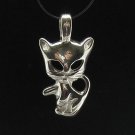 STERLING SILVER PENDANT CHARM CAT KITTY SWEET 925 NEW PE000498 SOLID EMPRESS