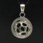 STERLING SILVER PENDANT 925 HALF BALL HANDMADE NEW PE000485 SOLID EMPRESS