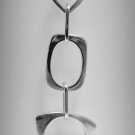 STYLISH LONG STERLING SILVER PENDANT SOLID 925 PE000856 EMPRESS