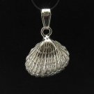STYLISH STERLING SILVER PENDANT SHELL CHARM 925 NEW PE000025 SOLID EMPRESS