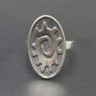 STYLISH STERLING SILVER RING SOLID 925 SUN HANDMADE NEW