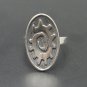 STYLISH STERLING SILVER RING SOLID 925 SUN HANDMADE NEW