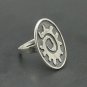 STYLISH STERLING SILVER RING SOLID 925 SUN HANDMADE NEW