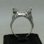 STERLING SILVER RING SOLID 925 WOLF BIKER NEW SIZE L - Z++ EMPRESS R001108