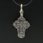 STERLING SILVER PENDANT CROSS ORTHODOX NEW CHARM 925 PE000481 SOLID EMPRESS