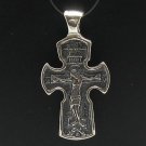 STERLING SILVER PENDANT CROSS ORTHODOX 925 NEW PE000474 SOLID EMPRESS