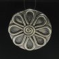 STERLING SILVER PENDANT HUGE FLOWER 925 NEW HANDMADE PE000467 SOLID EMPRESS