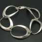 STERLING SILVER BRACELET HANDMADE SOLID 925 ELLIPSE NEW