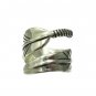 STERLING SILVER RING SOLID 925 FEATHER NEW SIZE N - X R001358 EMPRESS