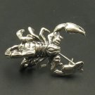 STERLING SILVER BROOCH SCORPIO SOLID 925 NEW