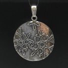 STERLING SILVER PENDANT SNOWFLAKE BIG QUALITY 925 NEW PE000427 EMPRESS SOLID