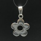 STERLING SILVER PENDANT FLOWER 925 NEW PE000418 EMPRESS SOLID