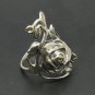 STERLING SILVER RING SOLID 925 FLOWER ROSE NEW SIZE G - V EMPRESS