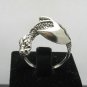 STERLING SILVER RING DRAGON BIKER 925 NEW SIZE N - Z