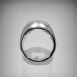 STERLING SILVER BIKER RING SOLID 925 SKULL NEW SIZE L - Z++