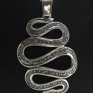 STERLING SILVER PENDANT SOLID 925 SNAKE NEW
