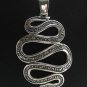 STERLING SILVER PENDANT SOLID 925 SNAKE NEW
