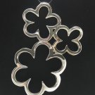 STYLISH STERLING SILVER PENDANT FLOWER SOLID 925 NEW
