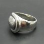 STYLISH STERLING SILVER RING BAND SOLID 925 SIZE J - V