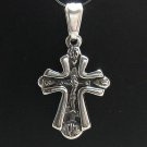 RELIGIOUS STERLING SILVER PENDANT SOLID 925 NEW PERFECT QUALITY ORTHODOX CROSS
