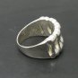 STERLING SILVER RING BONES BIKER SOLID 925 NEW SIZE P-Z