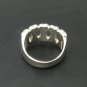 STERLING SILVER RING BONES BIKER SOLID 925 NEW SIZE P-Z