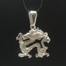 STERLING SILVER PENDANT DRAGON CHARM 925 NEW 3D QUALITY PE000383 EMPRESS SOLID