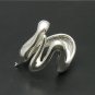 STERLING SILVER RING HUGE SNAKE SOLID 925 NEW SIZE N-R