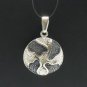 Sterling silver pendant - oxidized PE000358 SOLID EMPRESS