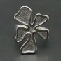 STERLING SILVER RING FLOWER 925 NEW QUALITY SIZE H - T