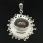 HUGE STERLING SILVER PENDANT PEARL SOLID 925 NEW PE000350 SOLID EMPRESS