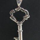 STERLING SILVER PENDANT SOLID 925 KEY NEW