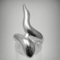 LONG STERLING SILVER RING SNAKE SOLID 925 NEW SIZE G - V R001298 EMPRESS