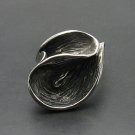 STYLISH STERLING SILVER RING 925 SOLID NEW SIZE H - T