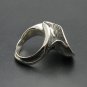 STYLISH STERLING SILVER RING 925 SOLID NEW SIZE H - T