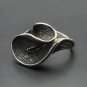 STYLISH STERLING SILVER RING 925 SOLID NEW SIZE H - T