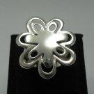 STYLISH STERLING SILVER RING SOLID 925 FLOWER NEW SIZE G - V EMPRESS