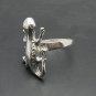 STERLING SILVER RING 925 SALAMANDER NEW SIZE H - V