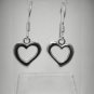 STERLING SILVER EARRINGS SOLID 925 SMALL HEARTS NEW E000465 EMPRESS