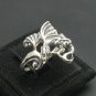 STERLING SILVER RING SOLID 925 DRAGON NEW SIZE H - X