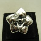 STERLING SILVER RING SOLID 925 FLOWER ROSE NEW SIZE A - Z EMPRESS
