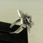 STERLING SILVER RING SOLID 925 FLOWER ROSE NEW SIZE A - Z EMPRESS