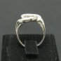 STYLISH STERLING SILVER RING SOLID 925 CIRCLE NEW SIZE H - T