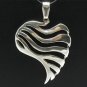 STYLISH STERLING SILVER PENDANT HEART 925 NEW QUALITY PE000320 SOLID EMPRESS