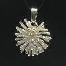 STERLING SILVER PENDANT CUBIC ZIRCONIA CZ HEDGEHOG PE000319 SOLID EMPRESS