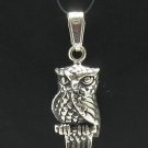 STERLING SILVER PENDANT OWL CHARM QUALITY 925 NEW PE000266 SOLID EMPRESS