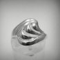 STYLISH LIGHT STERLING SILVER RING SOLID 925 NEW SIZE G - V R001287 EMPRESS